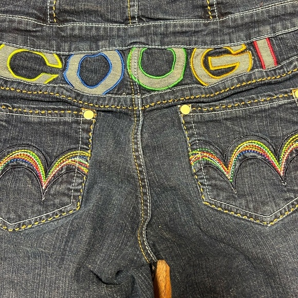 VINTAGE Coogi Jeans Womens 7/8 Blue Skinny High Rise Spell Out Pants Denim 90s - Picture 5 of 9